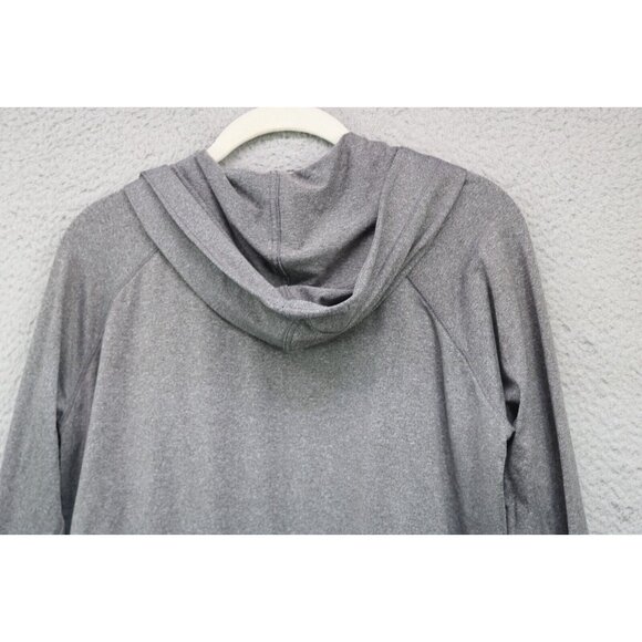 Cuddl Duds Flex Comfort Hooded Open Front Cardigan-S/M-Thumbholes-Soft-Pockets - Picture 9 of 11